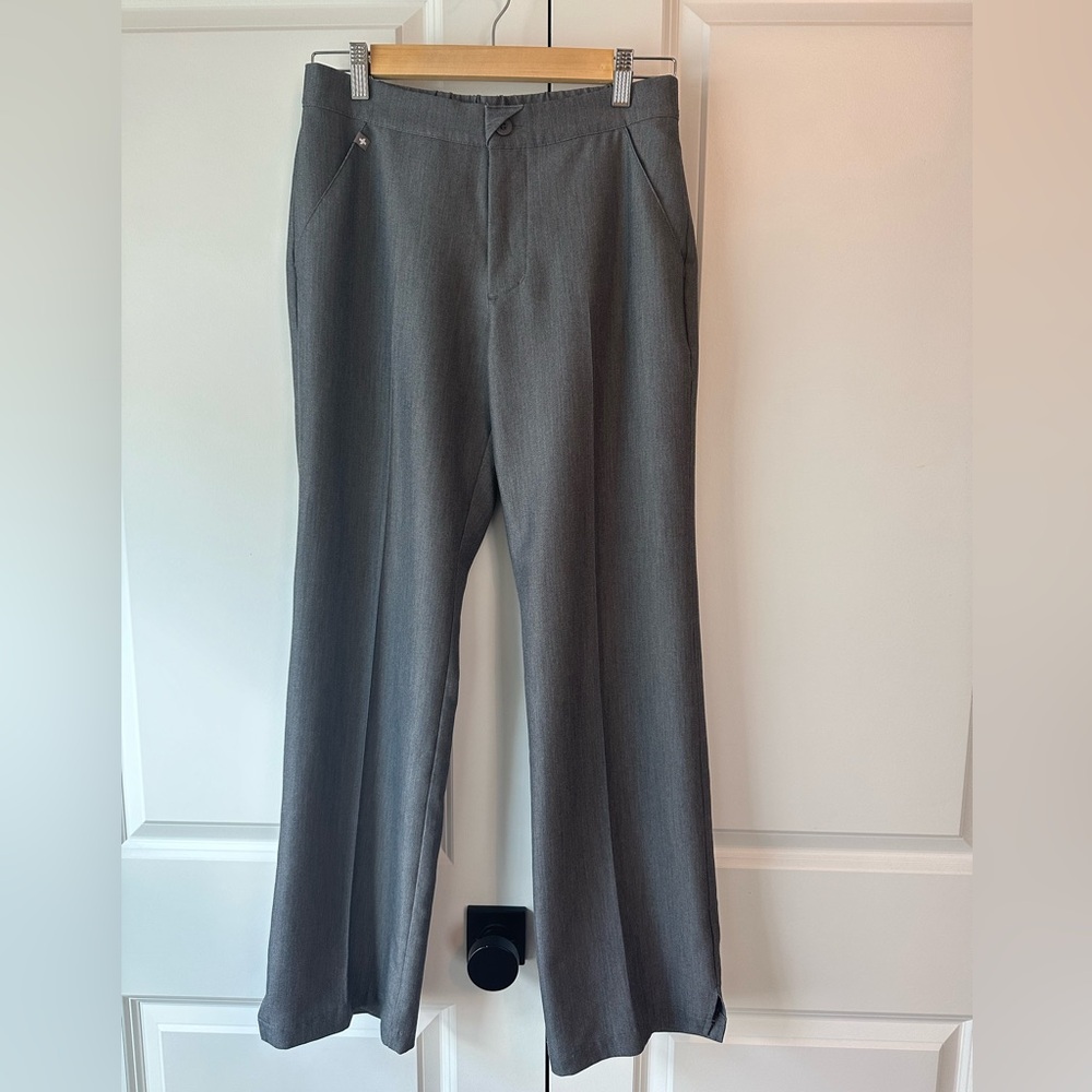 Figs Keroka Wide Leg Trouser Graphite Grey Scrub Pants (Size S)